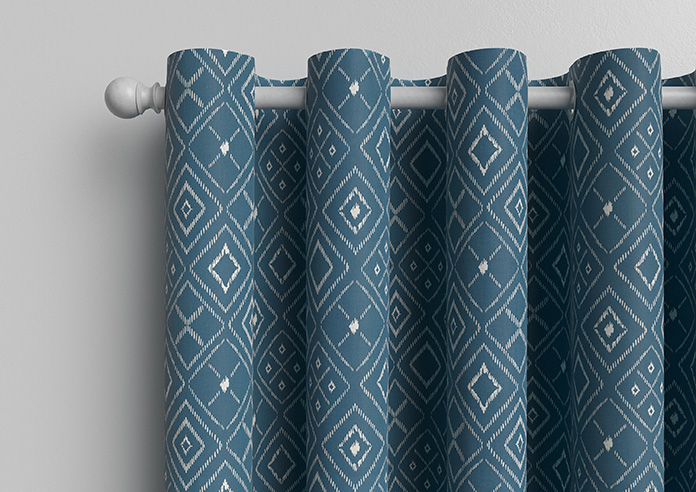 Newquay, Cerulean - Made to Measure Curtain - Image 12